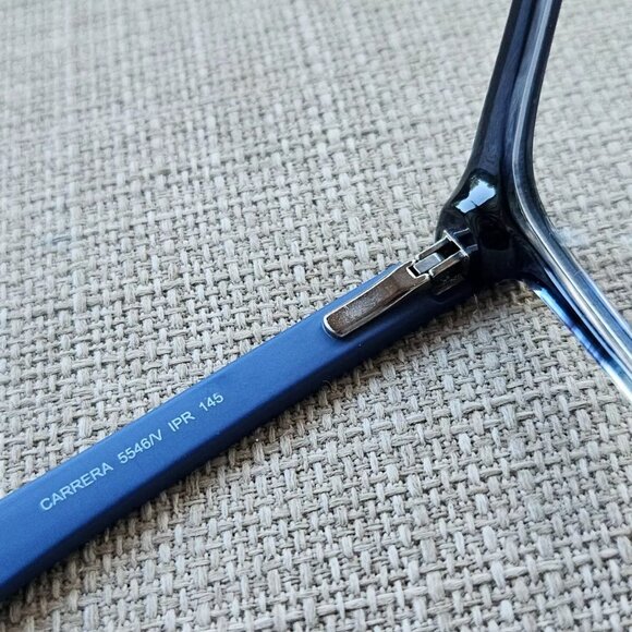 Carrera Men Glasses Frame Blue 5546/V IPR 145 52[]16 Eyeglasses Full Rim Frame - Picture 10 of 12